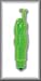 Zingers 4 Inch Waterproof Vibrating Massager - Green