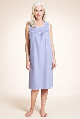 Scoop Neck Sleeveless Spot Print Nightdress