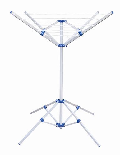 4 Arm Portable Aluminium Rotary Airer Indoor/Outdoor 25M
