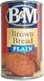 B&M Brown Bread Plain 16 oz. - 6 Unit Pack