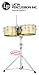 Latin Percussion LP257-B Tito Puente Solid Brass Timbales, 14" & 15"