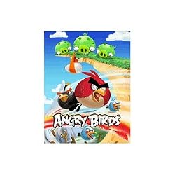 Mattel Angry Birds 24 Piece Puzzle Scene 1 Pigs on Cliff