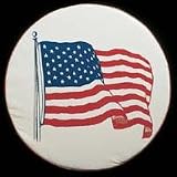 Designer Tire Cover: Flag, Size A by Adco