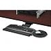 Fellowes Deluxe Keyboard Drawer with Soft Touch Wrist Rest - 2.5" x 30.88" x 14.06" - Graphite