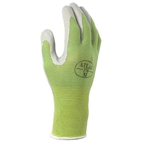 Click here to buy Atlas 370 Garden Club Green Gloves - Dozen Size Small by Atlas.