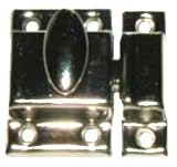 Small Cupboard Turn - Nickel Plated