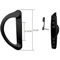 CRL Sliding Glass Door Handle, Mostise Style, 3-15/16