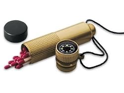Match Case/Compass Brass Matchcase