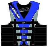 KENT DELUXE 4 BELT SIZED SKI VEST SERIES BLUE/GRAY/BLACKSize: 3XL / Chest: 52'-56'