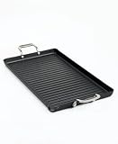 Martha Stewart Collection Hard Anodized Double Burner Grill, 18