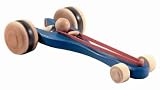 Wooden Toys - Blue Wooden Rubber Band Race Car