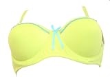 Mamia Half Cup Multifunctional And Adjustable Padded Underwire Bra With Lace Trim