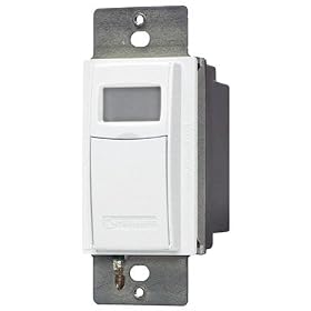 Intermatic ST01C White Self Adjusting Wall Switch Timer by Intermatic
