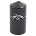 Shiny Black Pillar Candle – Medium