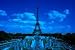 Glow in the Dark 1000 Piece Jigsaw Puzzle, 19.6" X 29.5" - Tower Eiffel, Paris