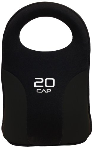 CAP Barbell Soft Kettlebell, 20-Pounds, Black