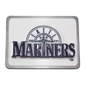 Seattle Mariners MLB Baseball Logo Hitch Plug Receiver Cover