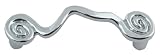 Atlas Homewares 2163-CH 3-3/4-Inch Signature Scroll Wave Pull, Polished Chrome