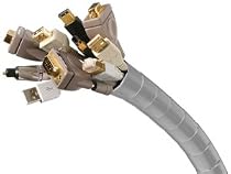 Monster CIT LGY-50 Large Diameter Gray Cable-It Wire Management System (50 feet)