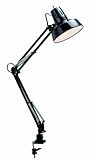Satco Products SF76/360 Clamp on Swing Arm Drafting Light, White