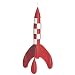 15 CM RESIN ROCKET FROM THE MYTHICAL IMAGES TINTIN COLLECTIBLE SERIES_s-1
