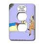Londons Times Funny Medicine Cartoons - Phobia Of People With Phobias - Light Switch Covers - 2 plug outlet cover