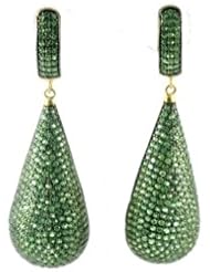 9.90 CTW Tsvorite Earring