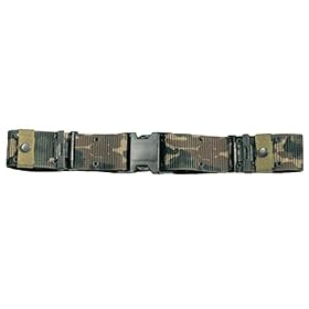 Genuine Military New Issue Marine Corps Style Nylon Quick Release Pistol Belt, Camouflage