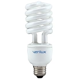 Verilux CFS26VLX 26 Watt Compact Spiral Global Cooling Natural Spectrum Fluorescent Bulbs,... by Verilux