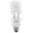 Verilux CFS26VLX 26 Watt Compact Spiral Global Cooling Natural Spectrum Fluorescent Bulbs, 2 Pack