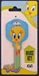 Tweety Bird Swing Kwikset KW1 House Key Looney Tunes