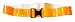 Vinyl Belt with Buckle (Orange)