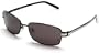 Mont Blanc Men's MB126 Metal Sunglasses,Black Frame/Smoke Lens,one size
