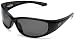Gargoyles Men's Shakedown Resin Sunglasses,Black Frame/Smoke Lens,one size