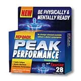 Pep-back Peak Performance Stimulant Caplets with Taurine - 28 Ea