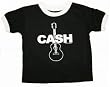 JOHNNY CASH - Guitar - Black / White Toddler T-shirt