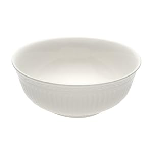 Mikasa Italian Countryside Round White Stoneware Serving Bowl