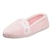 Dearfoams Women's Microfiber Terry Closed Back Slipper,Petal Pink,9 M