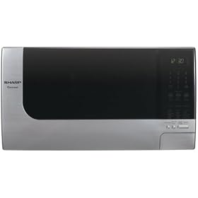 Sharp R-315JS 1-1/5-Cubic-Foot 1200-Watt Microwave Oven, Stainless