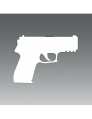 P229 Railed Sig Sauer - White - Sticker - Decal - Die Cut Vinyl