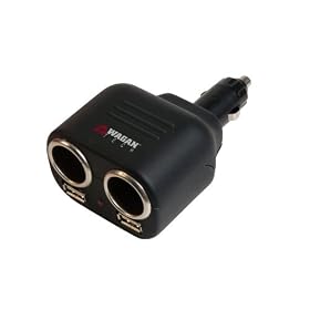 Wagan EL2638 Dual DC Socket with 2 USB Ports