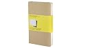 Moleskine Square Cahier Journal Kraft Pocket: set of 3 Square Journals