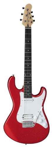 Playmate by Dean Avalanche Electric Guitar Starter Pack, Metallic Red