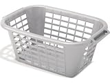 Addis Emsa Rect Laundry Basket Metallic