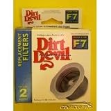 Dirt Devil Filters 0944 Cartridge Filters - Filter Package (2 per)