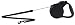 Kitchen & Housewares : Flexi 1-8 Retractable Leash 26' Black