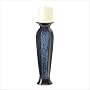 Large Azure Candleholder