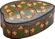 Papier Mache Jewelry Box Unique Christmas Gifts Home Decor Handmade Indian Gift Size: 5.5 inches x 4 inches