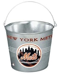 New York Mets Metal Pail - Baseball Sports Merchandise
