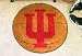 NCAA INDIANA HOOSIERS BASKETBALL SHAPED DOOR MAT RUG